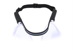 TYZON® LED genopladelig pandelampe, 1.200 mAh.
