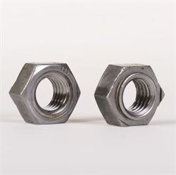 Svejsemøtrik 6-KT SORT 10 MM