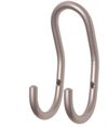 Home>it® hattekrog dobbelt Ø10 mm x 6 x 6 x 14 cm - satin