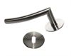 Home>it® dørgreb med L-greb 19 mm rustfri stål